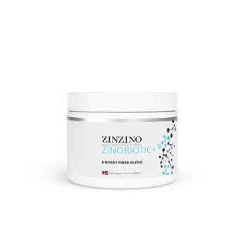 Product picture: Zinbiotics supplement from Zinzino. Great for gut health.